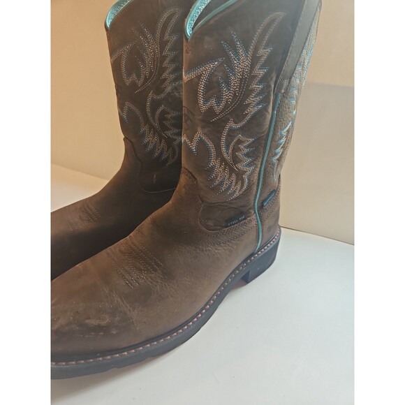 Ariat Work Steel Toe Waterproof ASTM F2413-18 Slip Resisting Boots Brown US 6.5 main image 12